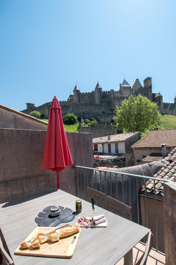 Le Saint Gimer, Terrasse Privee Avec Vue Cite Carcassonne