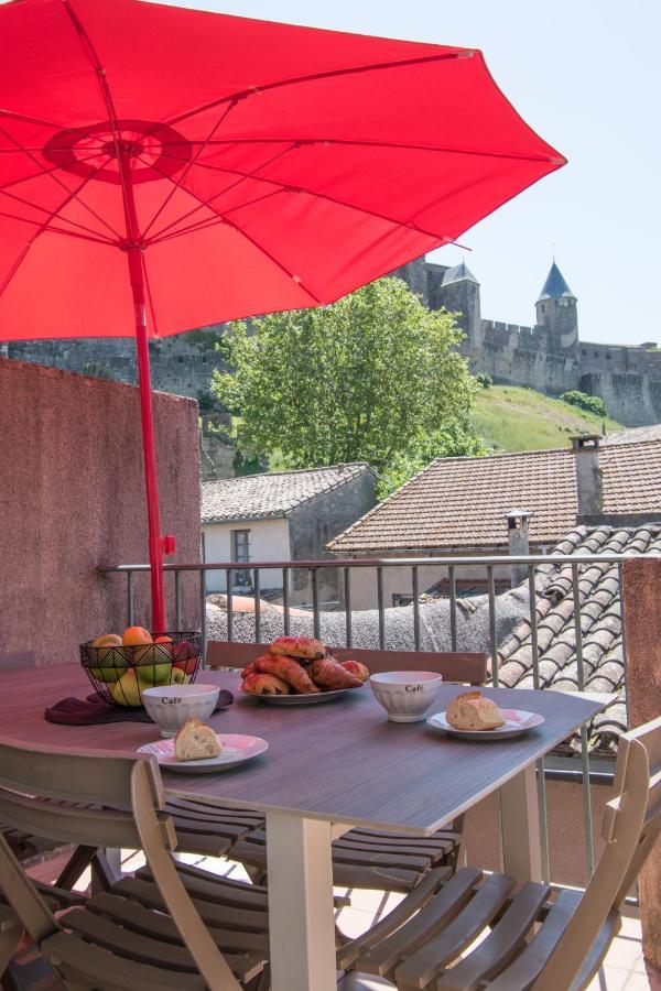 Le Saint Gimer, Terrasse Privee Avec Vue Cite Carcassonne